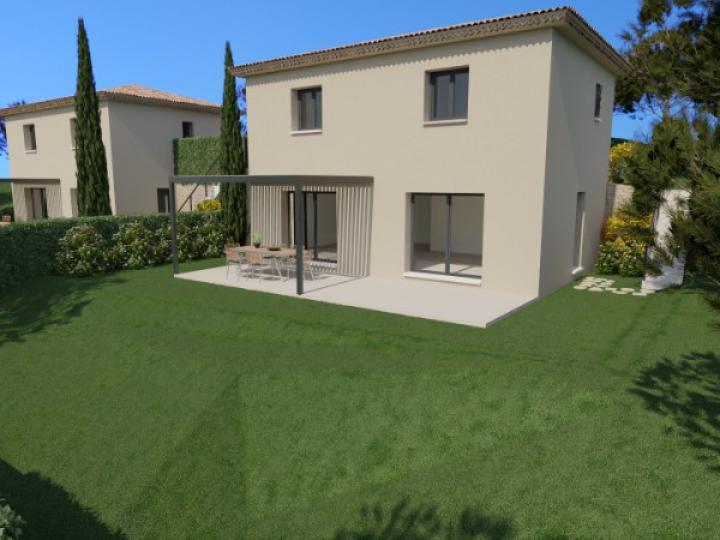 GATTIERES MAISON DE 100 M2 SUR UN TERRAIN DE 550 M2 VUE DEGAGEE