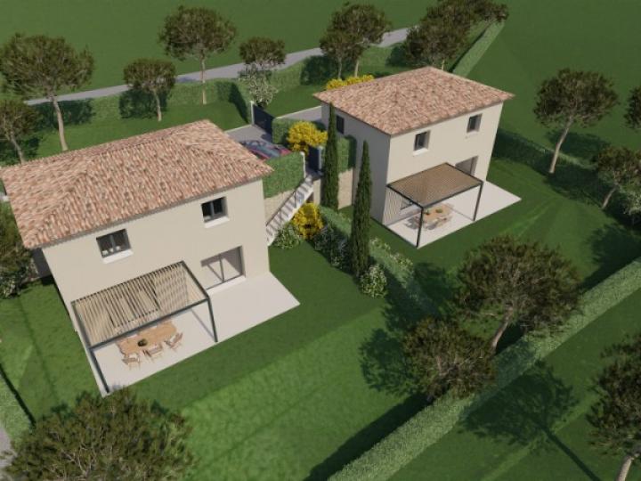 GATTIERES MAISON DE 100 M2 SUR UN TERRAIN DE 550 M2 VUE DEGAGEE