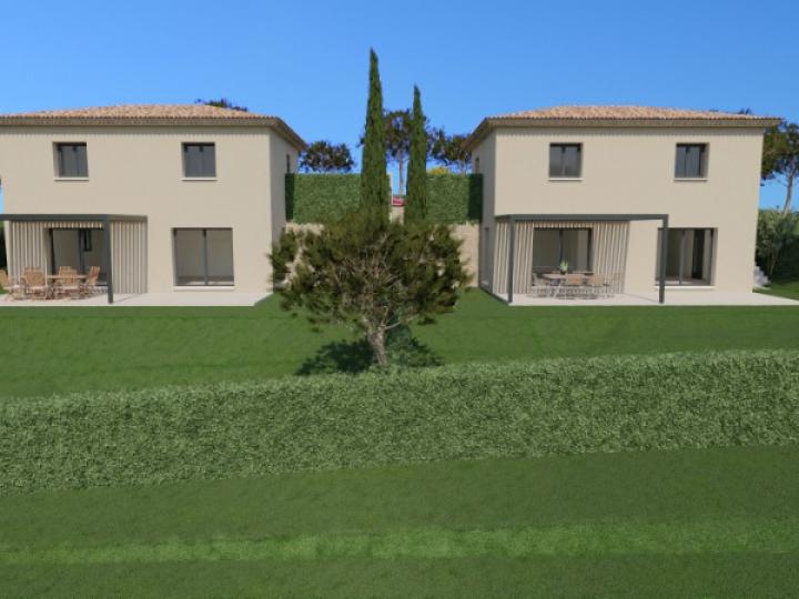 GATTIERES MAISON DE 100 M2 SUR UN TERRAIN DE 550 M2 VUE DEGAGEE